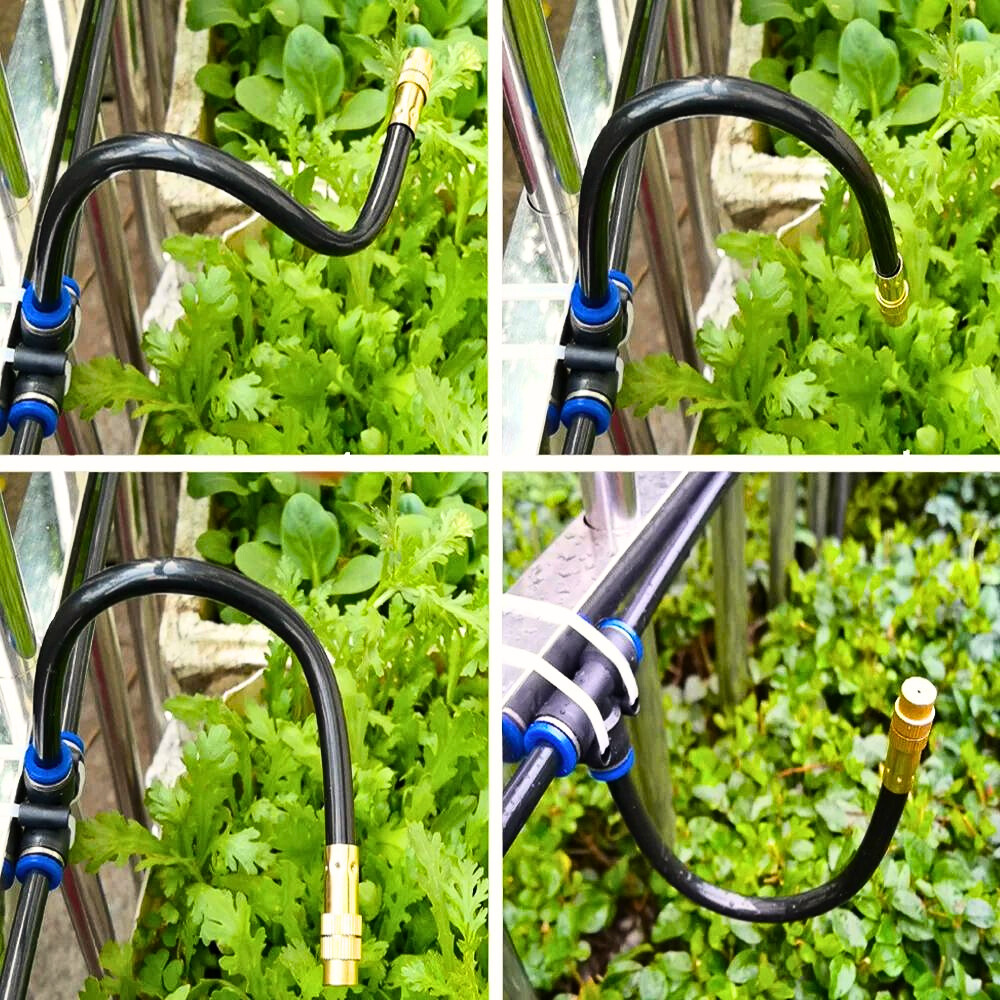 Adjustable misting nozzle